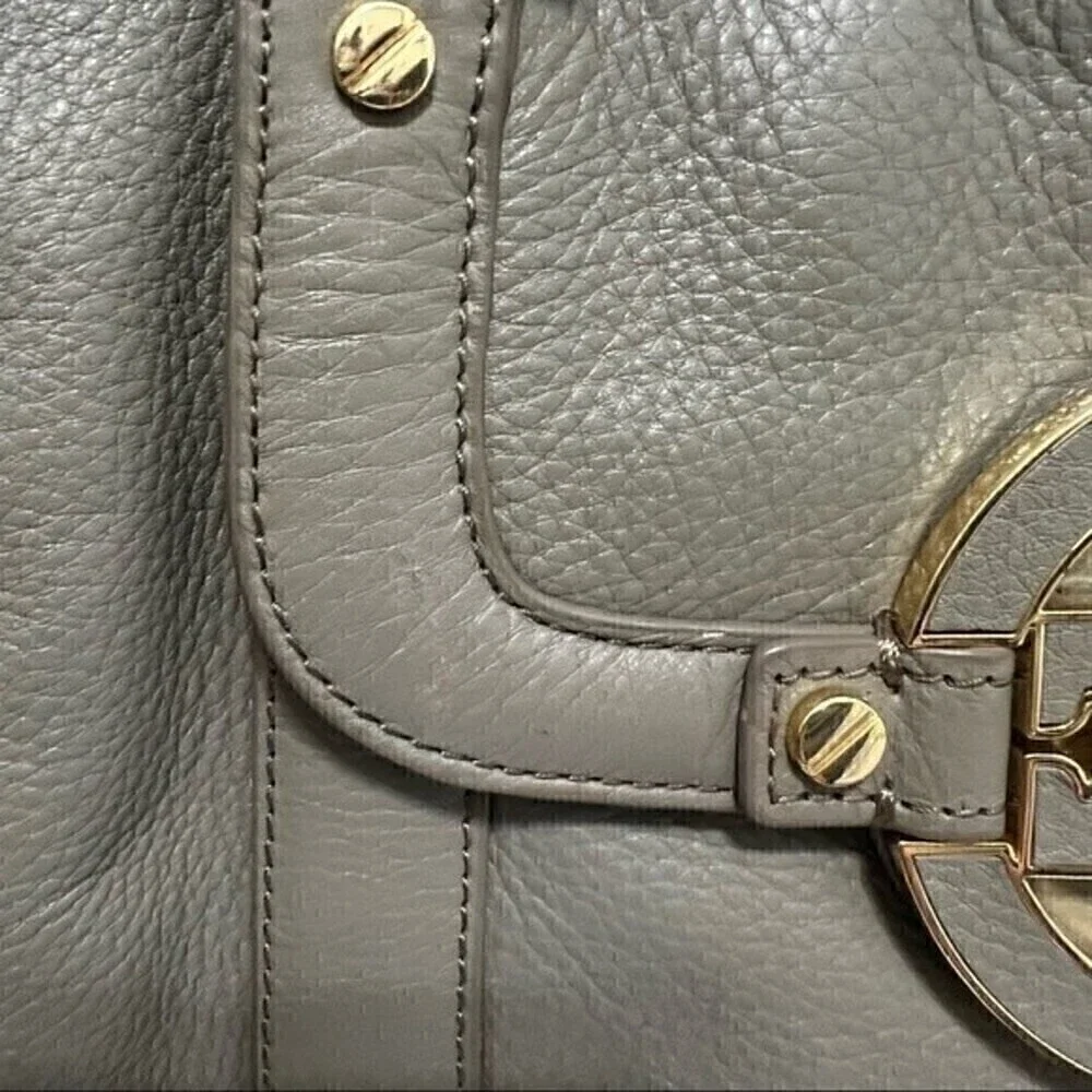 Tory Burch Amanda Gray Crossbody  Shoulder Bag